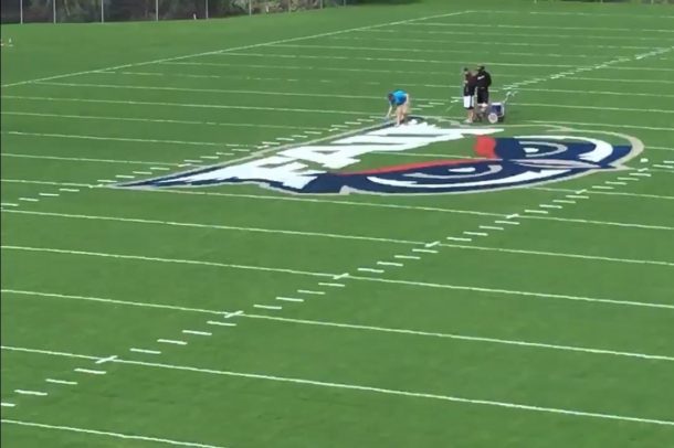 FAU football field repair Haverland AG Innovations